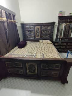 Pure Chinioti wooden bed set