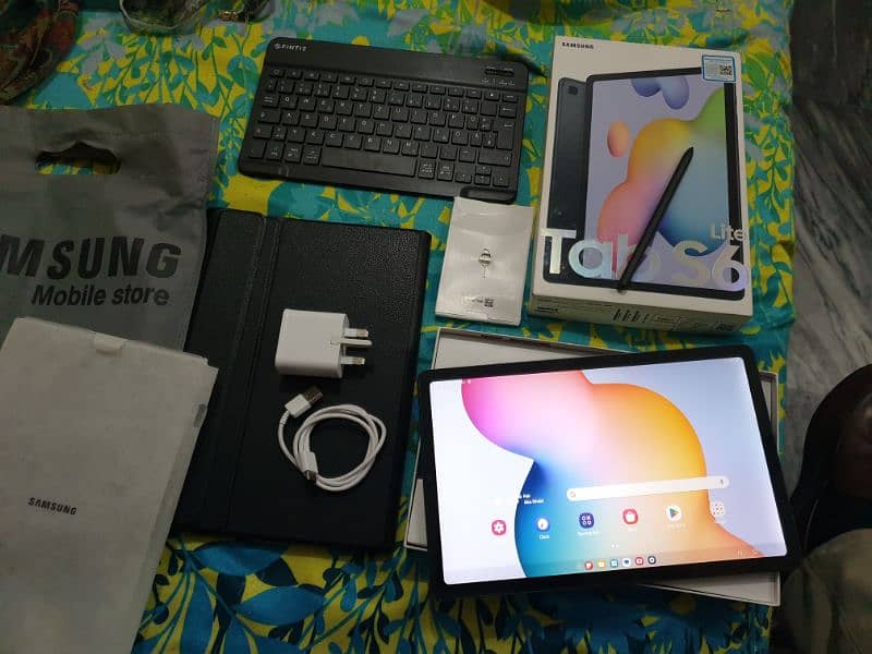 Brand New Samsung Tab S6 Lite 2022 2nd Gen with s pen Stylus keyboard 0