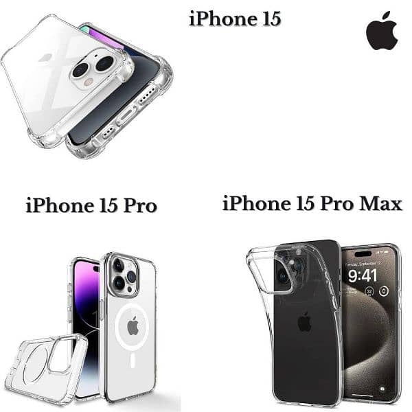 Transparent Tough Case Mobile Cover - 1 Pcs 1