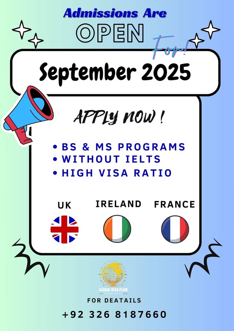 STUDY IN UK, IRELAND, FRANCE 0