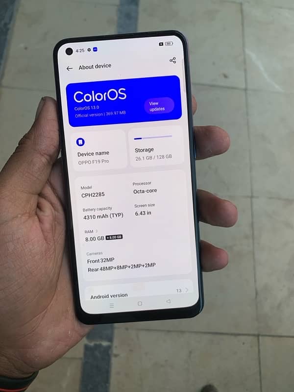 OPPO F19’pro 16/128 2
