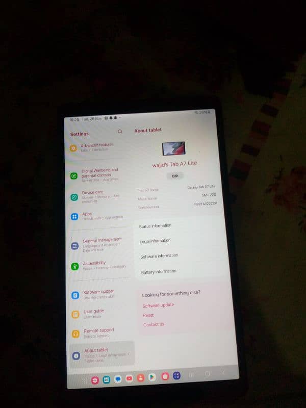 Samsung Tab A7 Lite 8