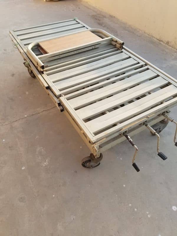 3 Lever used bed without Mattress 1