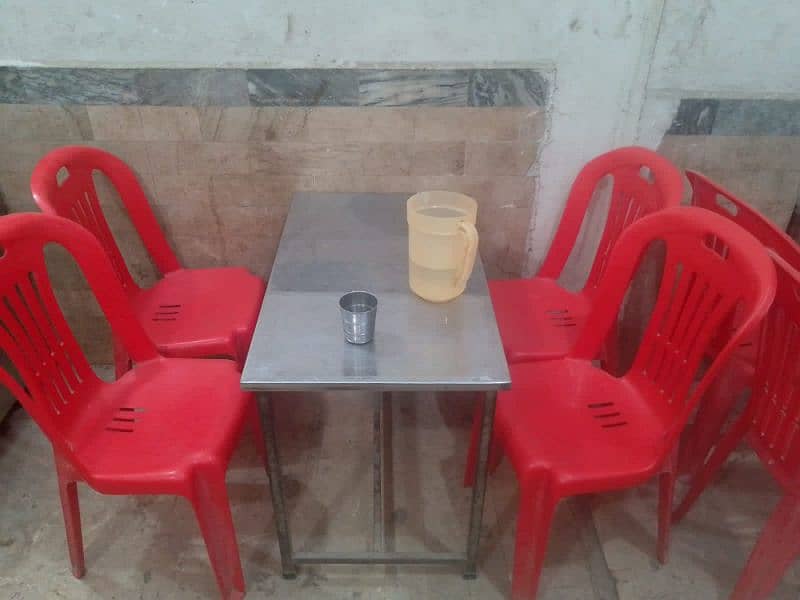 B. B. Q counter Chula and chair table 03110240719,,03462132112 5