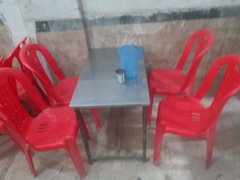 B. B. Q counter Chula and chair table 03110240719,,03462132112 6