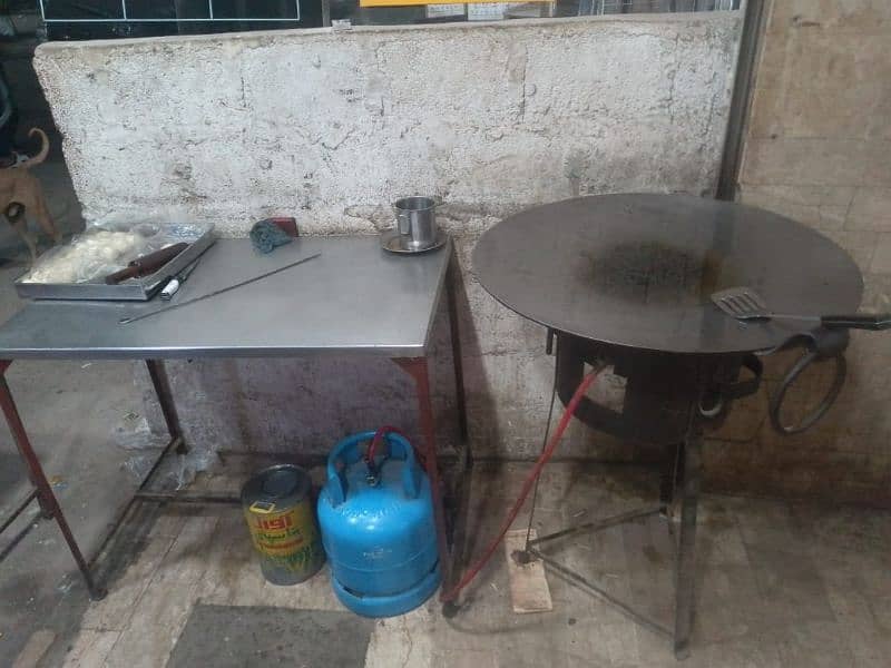 B. B. Q counter Chula and chair table 03110240719,,03462132112 11