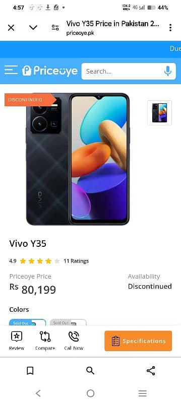 Vivo y35 in warranty 0