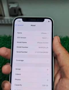 iPhone 12 Mini 128 GB call number 03265132106