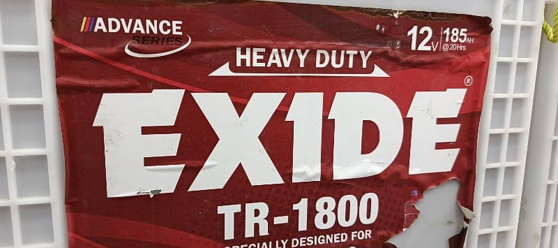 Exide Tr-1800/185 Ah 2 pice 0