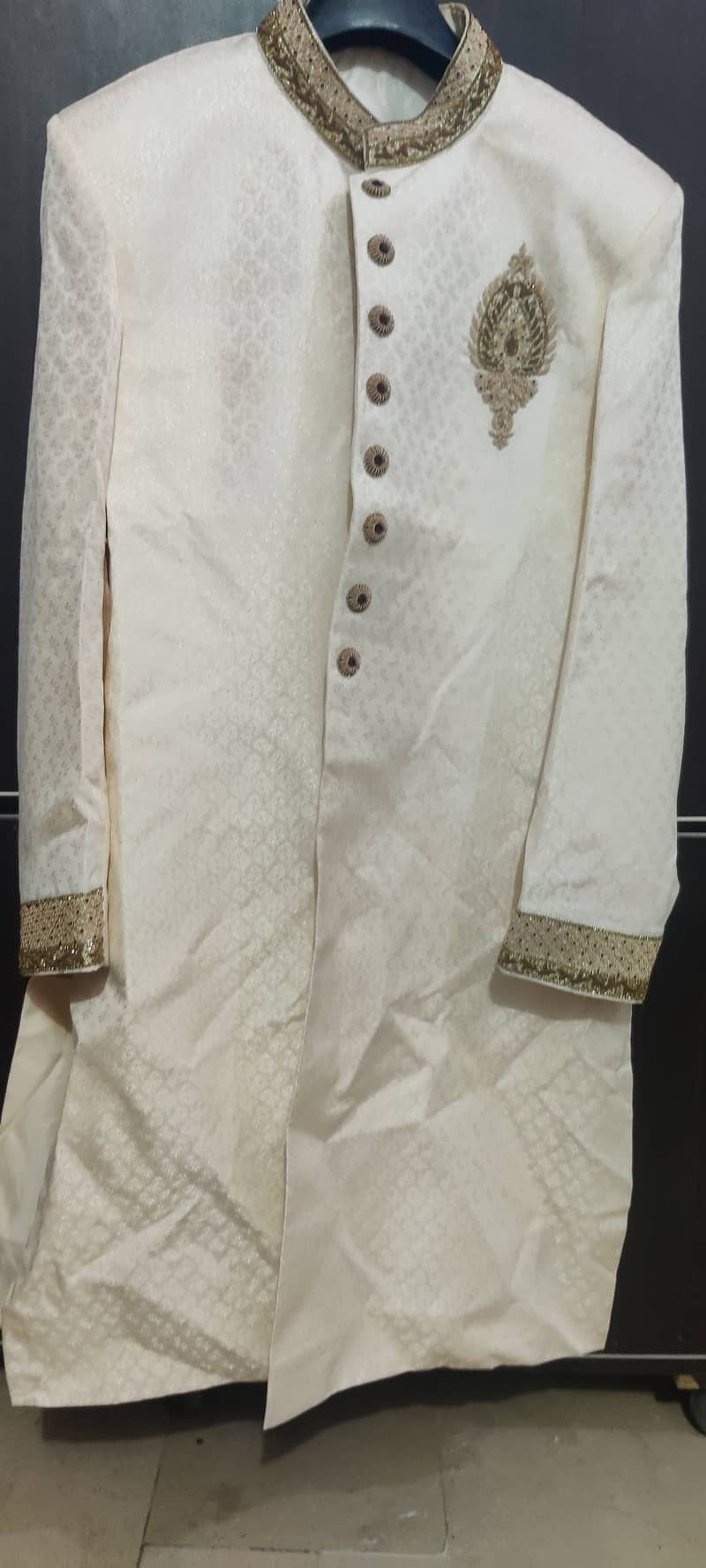 Sherwani for sale/ sherwani with khussa and kulla/ dulha dress 0