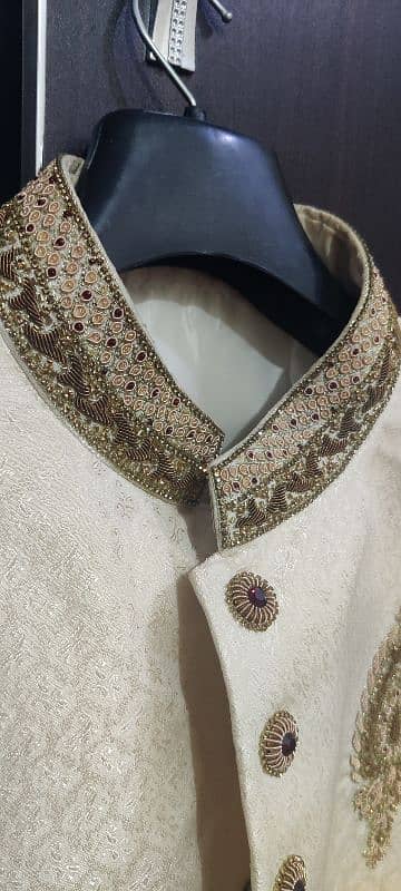 Sherwani for sale/ sherwani with khussa and kulla/ dulha dress 1