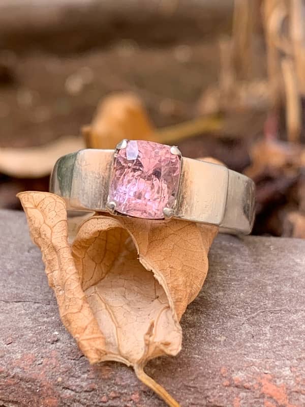 Pink Topaz Ring 1