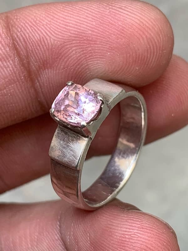 Pink Topaz Ring 3