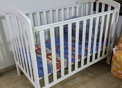 Baby cot and bed.