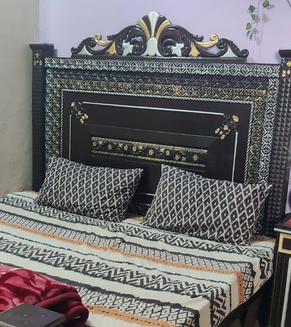 Wooden bed set for sale/ bedroom furniture 6