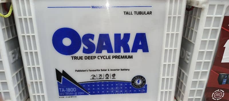 Osaka Ta 1800/12v 185Ah deep cycle premium 3