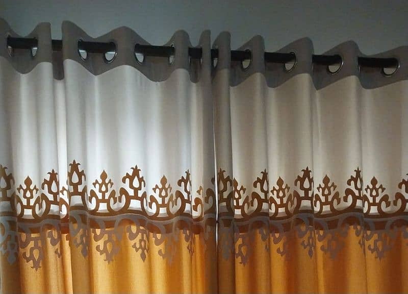 New curtain one pair size 5×9 0