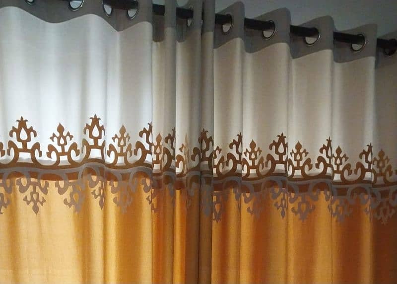 New curtain one pair size 5×9 1