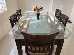 Six Seater Wooden Dining Table