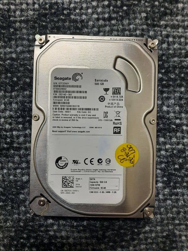 Seagate Hard disk 500gb 3