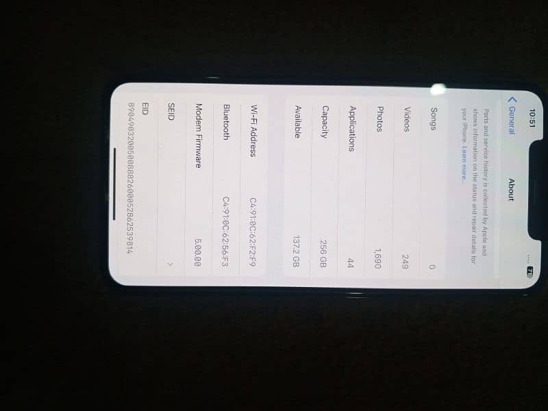 iphone 11 pro max  256 gb 5