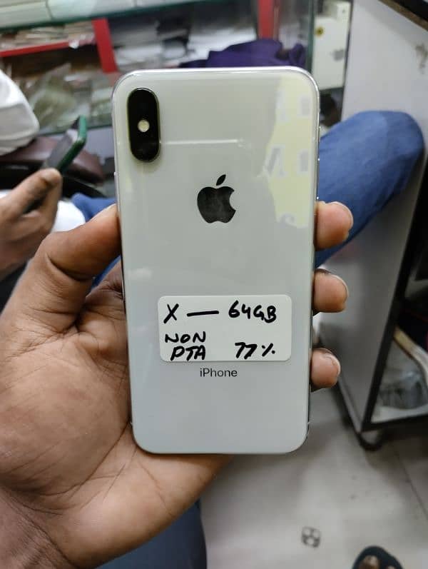 iPhone X 64GB Non PTA 77% Better Health Total Original 0