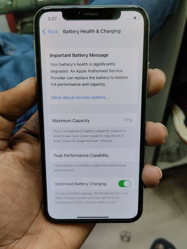 iPhone X 64GB Non PTA 77% Better Health Total Original 4