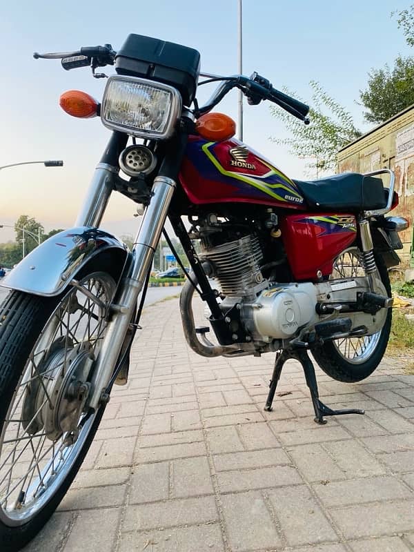 honda CG 125 model 2017 islamabad number 0