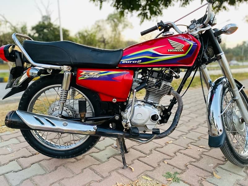 honda CG 125 model 2017 islamabad number 4