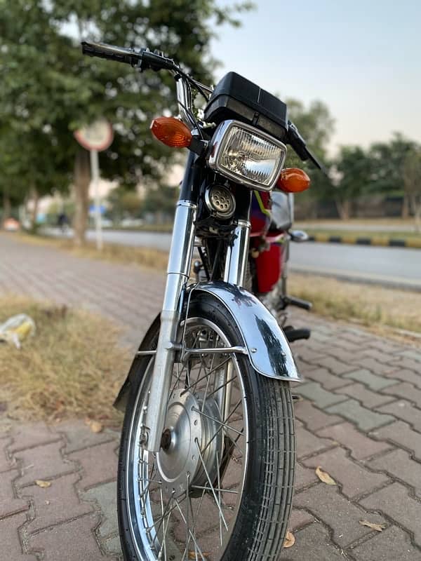 honda CG 125 model 2017 islamabad number 6