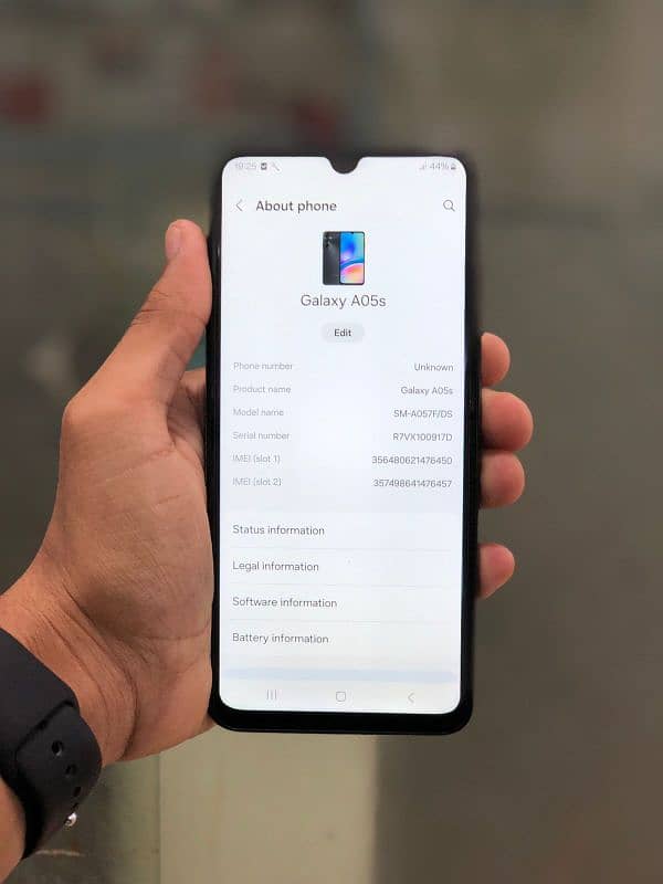 Samsung A05s 10/10 condition with box (pta approved) 9
