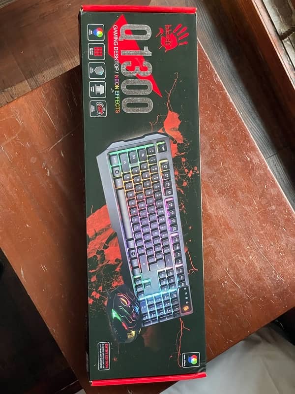 Bloody Q1300 Gaming keyboard and mouse bundle (cheap and imported) 0