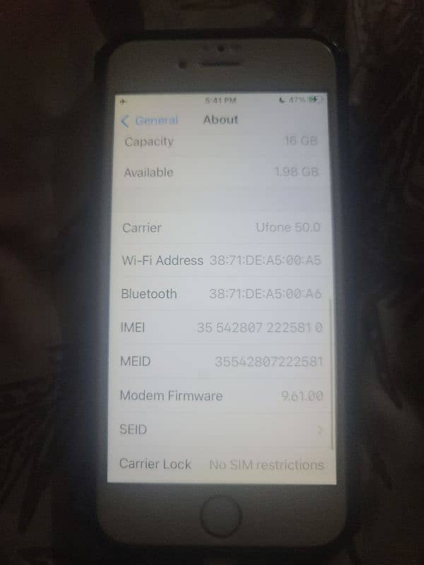 iphone 6s Offical PTA Approved 7