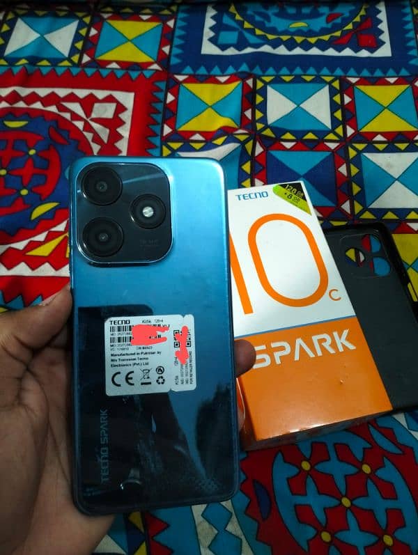 Tecno spark 10c complete box 1