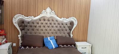 King-Size Comfort: Bed with Mattress for Sale