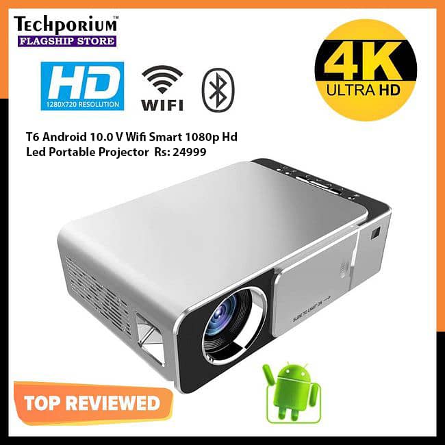 Top Trending New Projector T6, P30, Hy350, T7, Ts-6, Hey300 pro HD 0