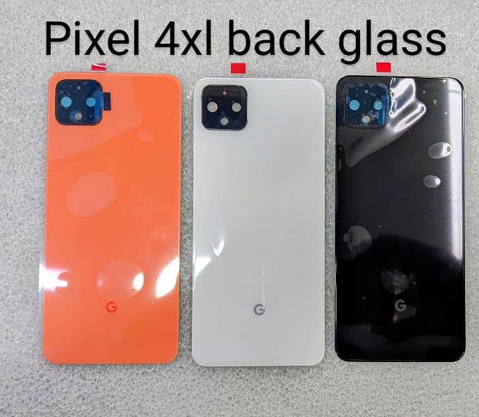 Google Pixel back  top glass 3