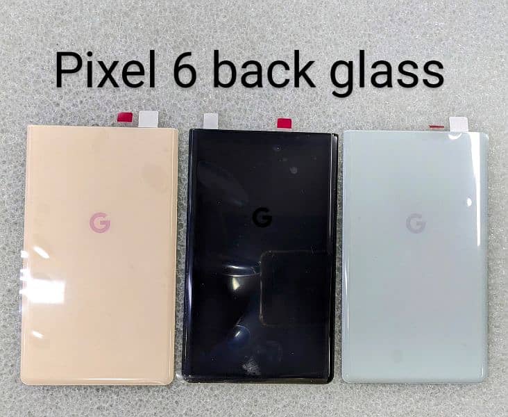 Google Pixel back  top glass 4