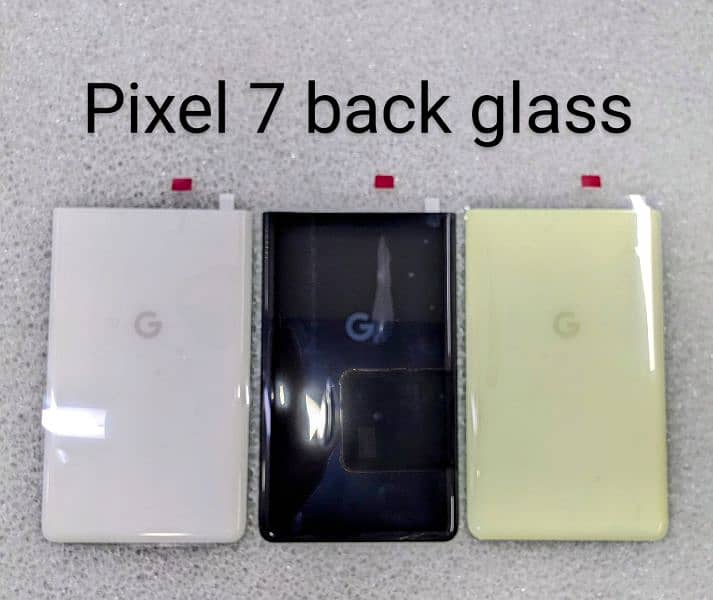 Google Pixel back  top glass 7