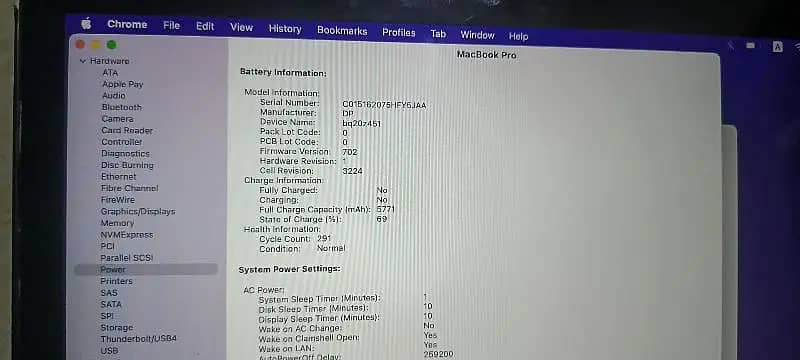 Macbook Pro 2015 13-inch 10/9 Condition 6