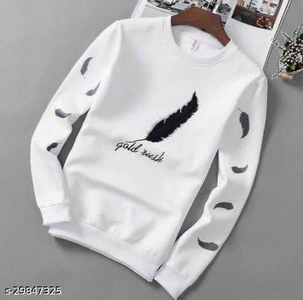 Leaf Printed  Sweatshirt 3