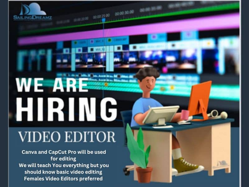 CapCut Video Editor Required (Preferably Female 0