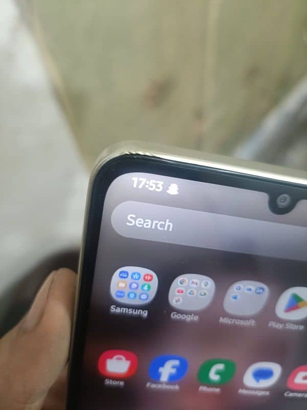 Samsung a06 all ok 7 day use bas ek dent ha dak lo pic ma 0