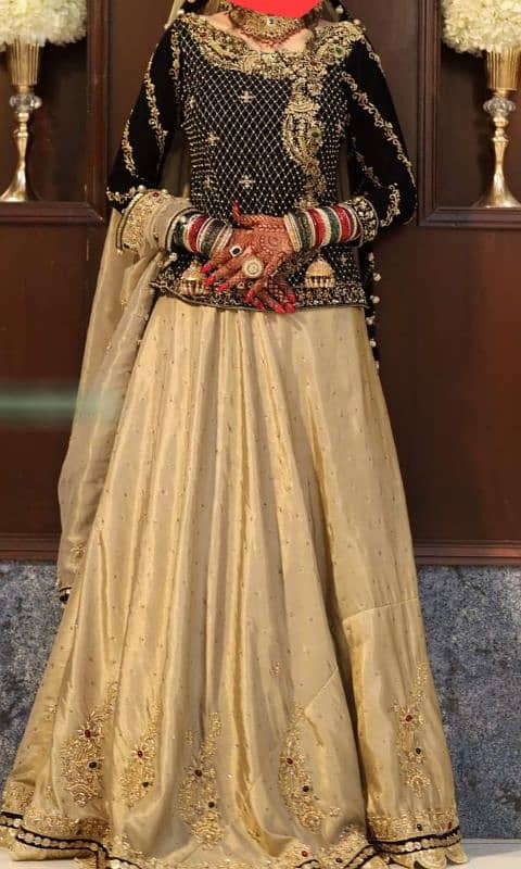 Bridal sharara /bridal lehenga/ wedding dress 1