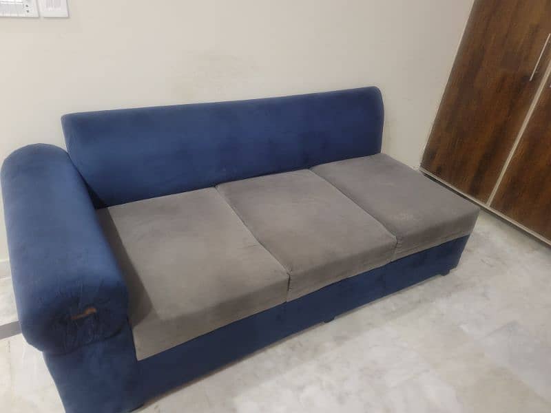 L shape sofa + chairs for sale 1