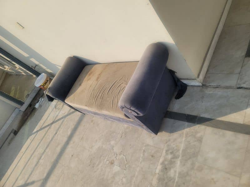 L shape sofa + chairs for sale 2