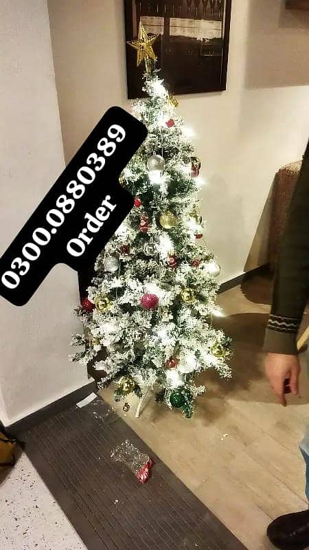 Thick Christmas tree & Decor 3ft-10ft available contact O3O0/O-88-O389 1