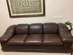 leather sofa