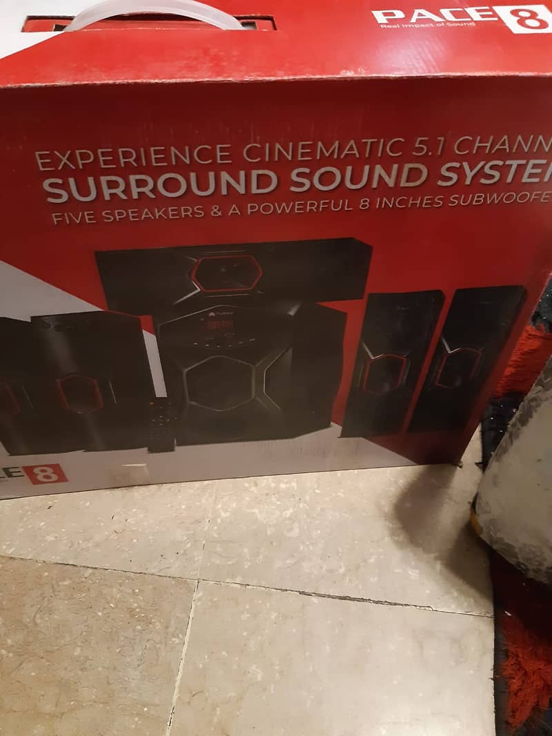 Surround sound system home theater audionic pace 8 five channals 0