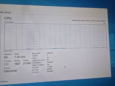 hp z640 with 24 cores and 48 Thread